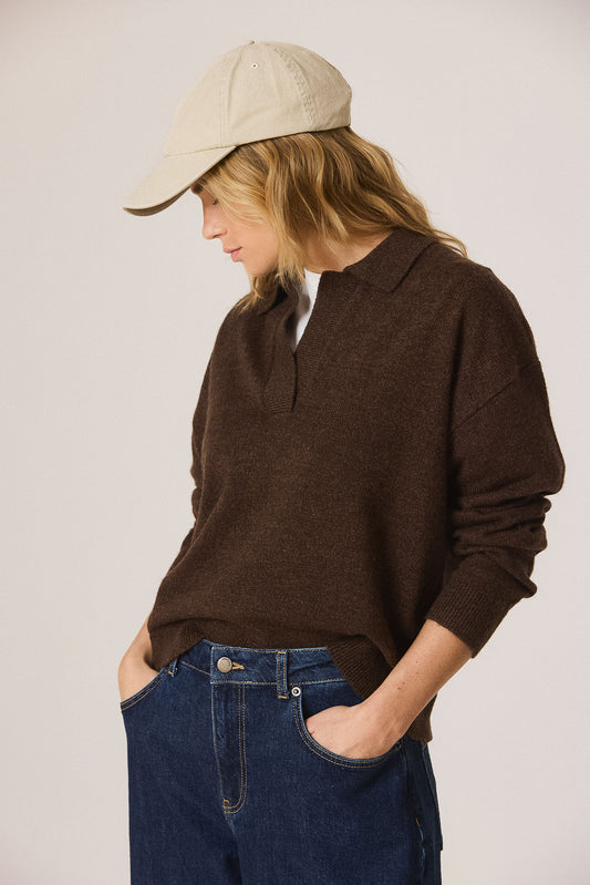 MARLED POLO SWEATER 1
