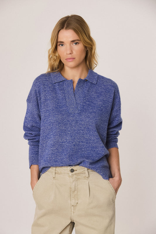 MARLED POLO SWEATER 1