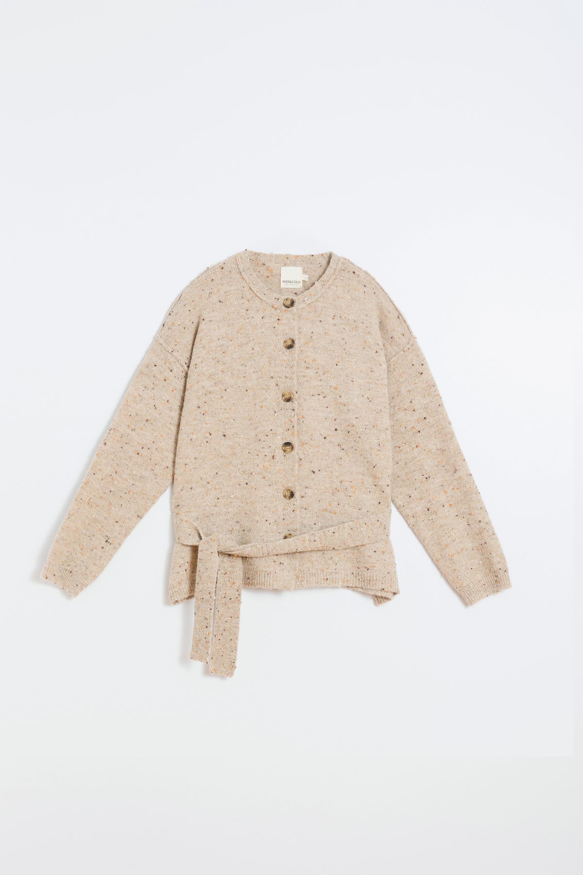 ADJUSTABLE-BELT NEPS JACKET