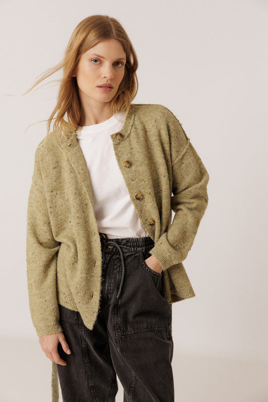 ADJUSTABLE-BELT NEPS JACKET 1