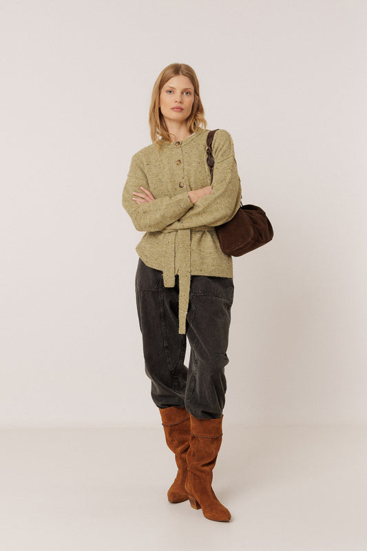 ADJUSTABLE-BELT NEPS JACKET 3