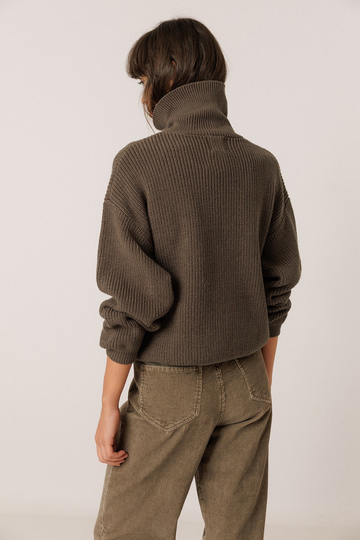 ZIP SWEATER WITH MERINO