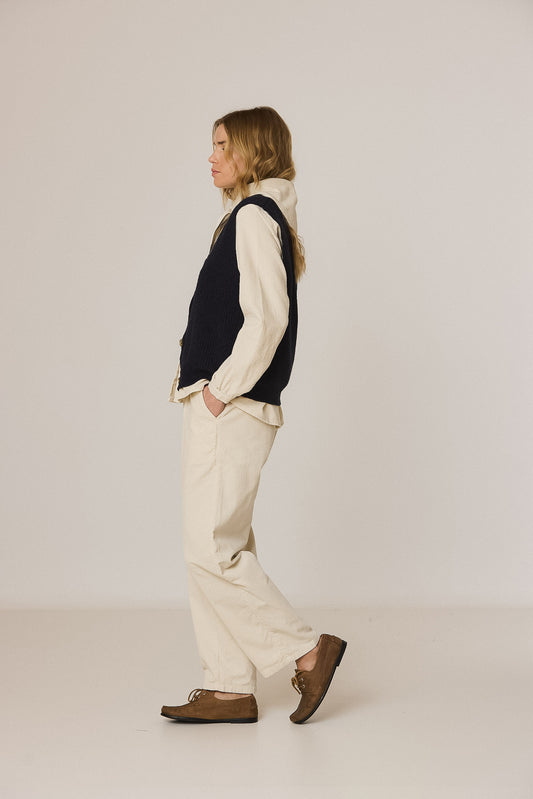 RIB-KNIT VEST WITH MERINO 3