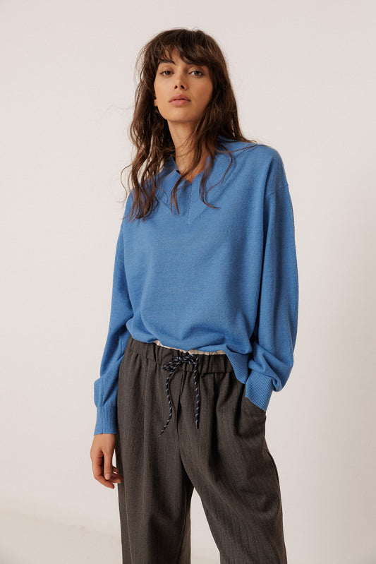 KNITTED SWEATER WITH ALPACA 1
