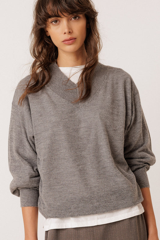 KNITTED SWEATER WITH ALPACA 1