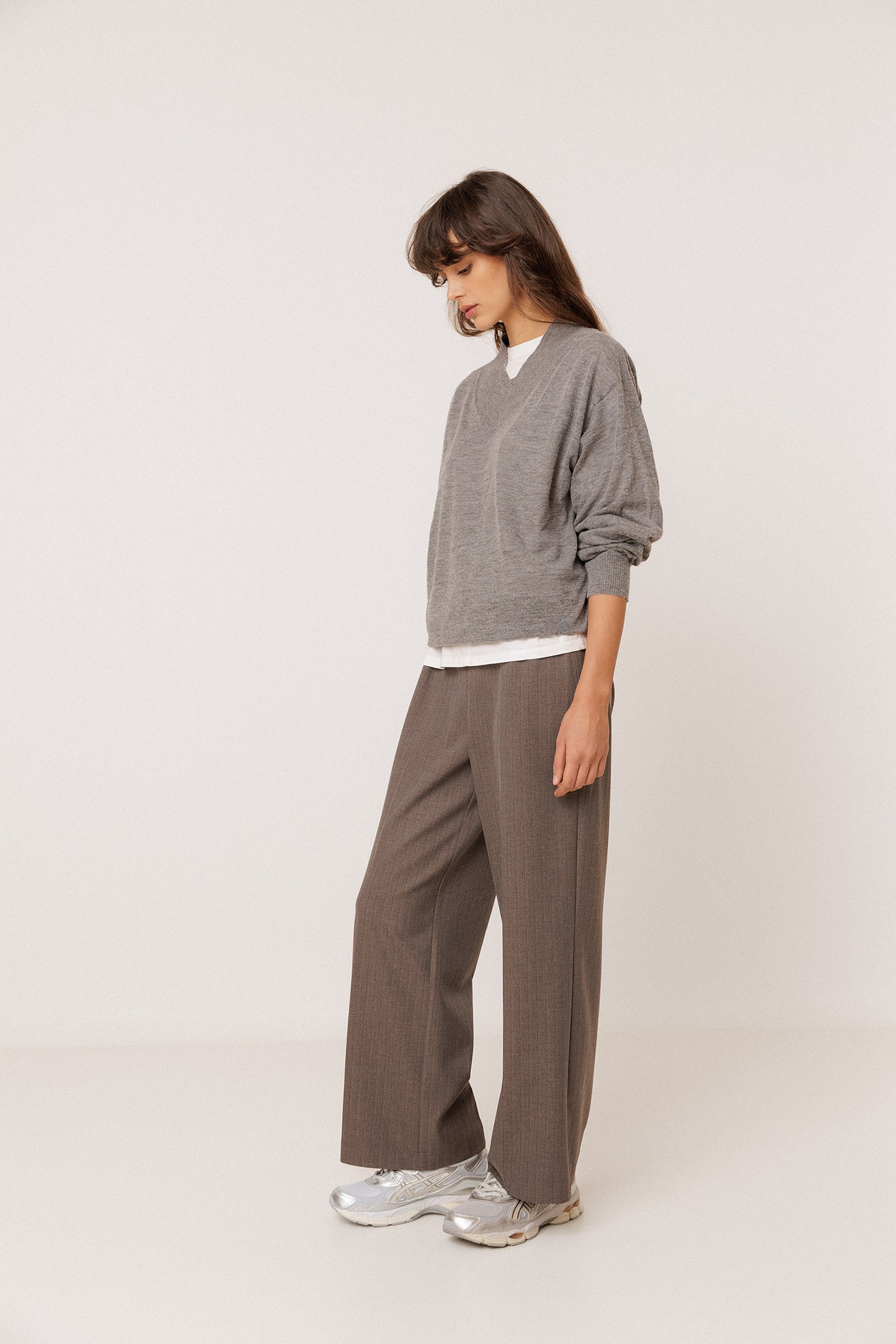 KNITTED SWEATER WITH ALPACA