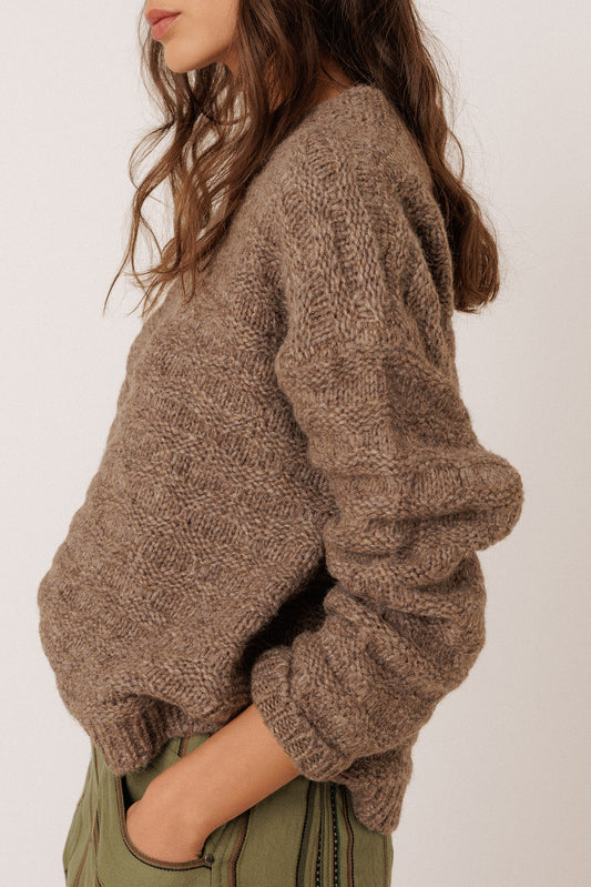 DECORATIVE-KNIT SWEATER 5