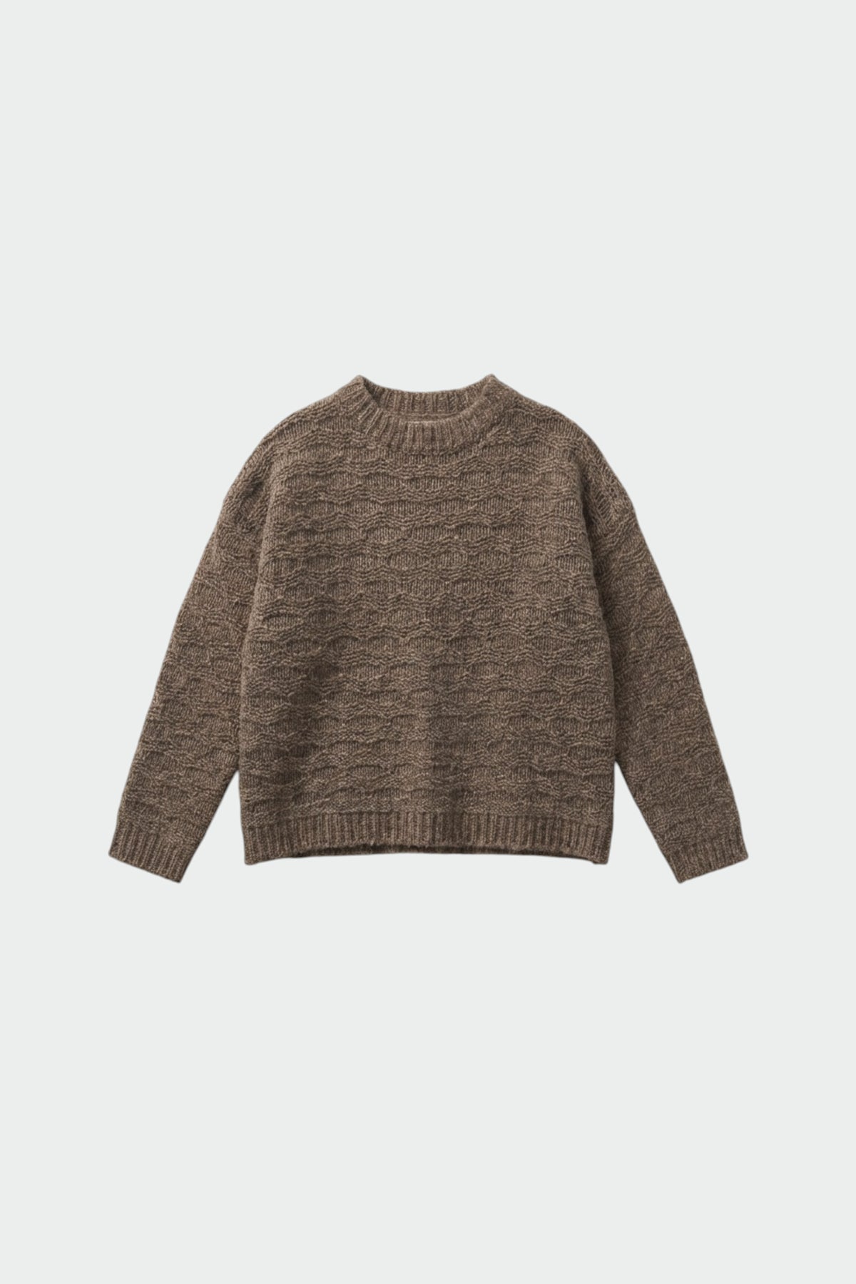 DECORATIVE-KNIT SWEATER
