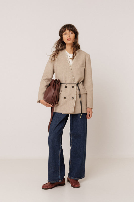 TUBULAR CORD AND LEATHER BELT 3