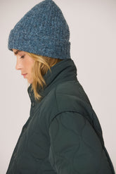 RIBBED TURN-UP BEANIE