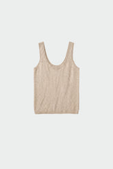 MERINO WOOL SCOOP-NECK TOP