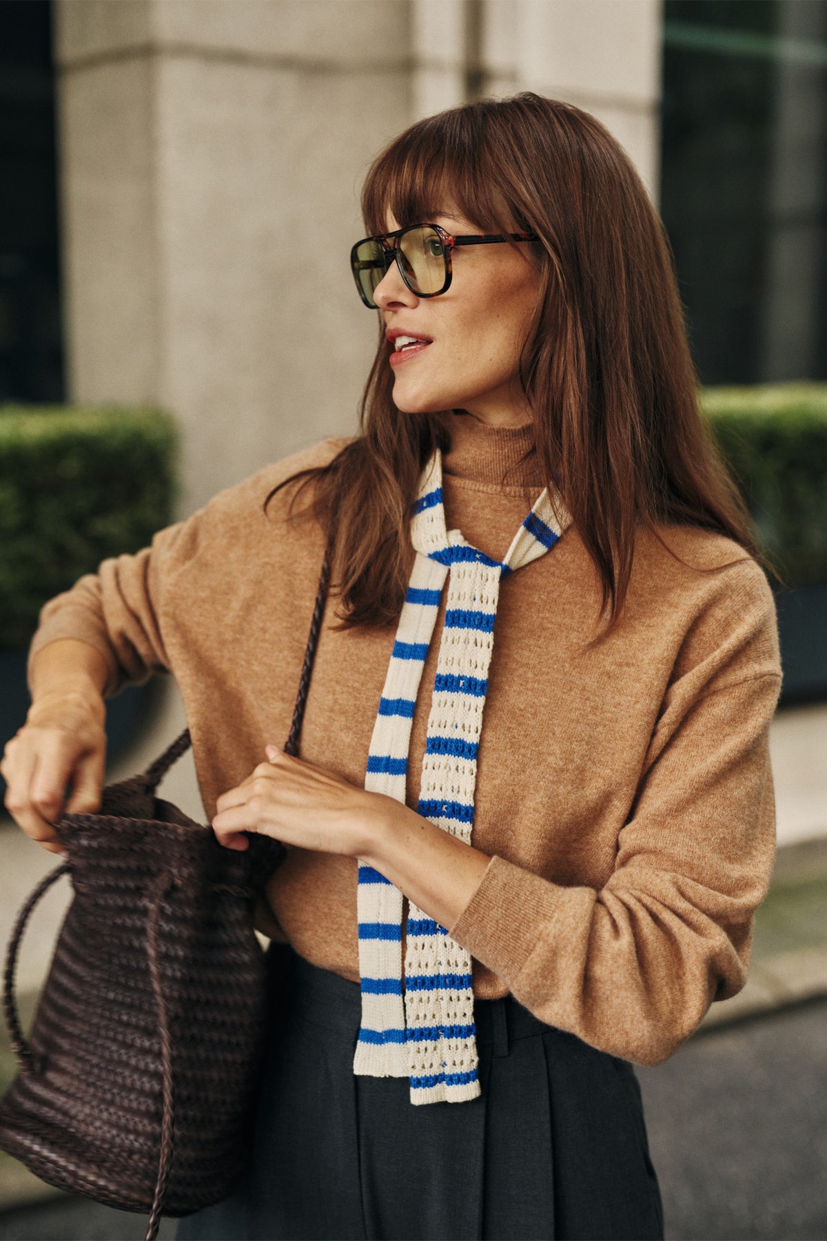 MERINO WOOL ZIP-NECK SWEATER