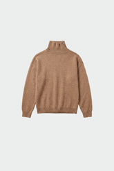 MERINO WOOL ZIP-NECK SWEATER
