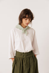 EMBROIDERED VOILE HANDKERCHIEF
