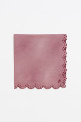 STRIPED POPLIN HANDKERCHIEF