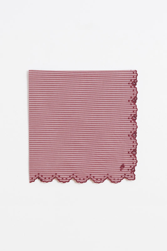 STRIPED POPLIN HANDKERCHIEF 4