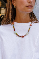 VICENTE FERRER STONE NECKLACE