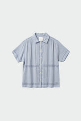 EMBROIDERED COMBINATION TEE