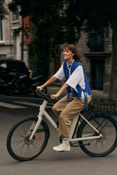 ORGANIC COTTON PLEATED TROUSERS