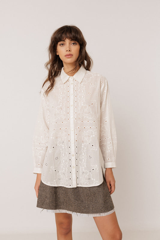 EMBROIDERED HANDKERCHIEF SHIRT 5