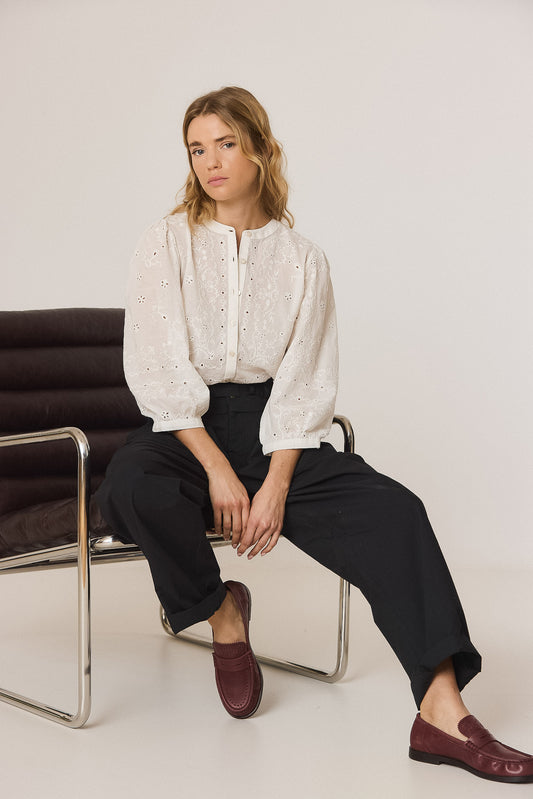 BOXY EMBROIDERED SHIRT 1