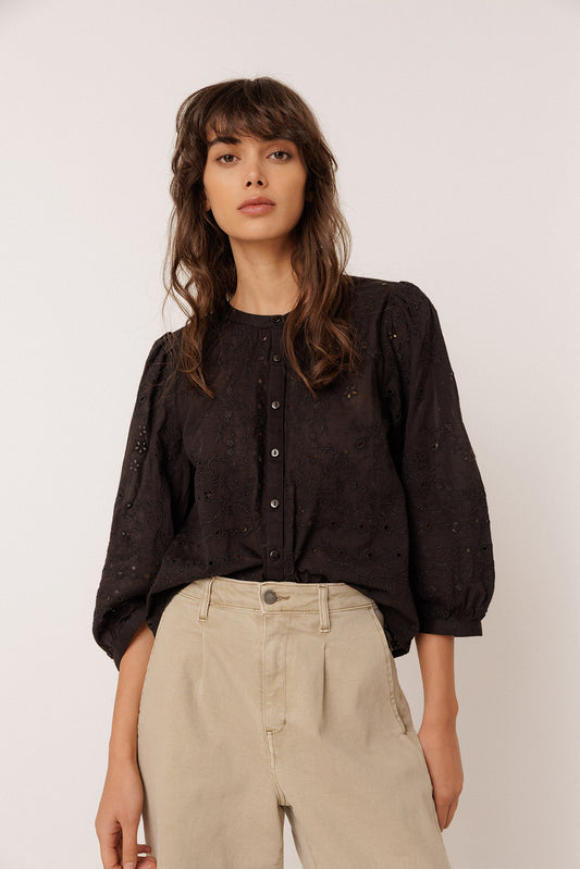 BOXY EMBROIDERED SHIRT 1