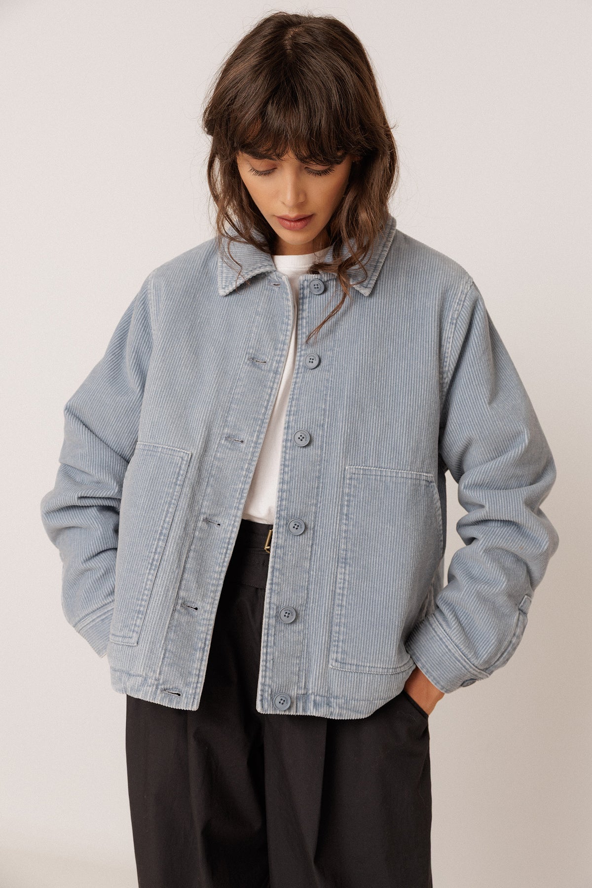 QUILTED CORDUROY JACKET