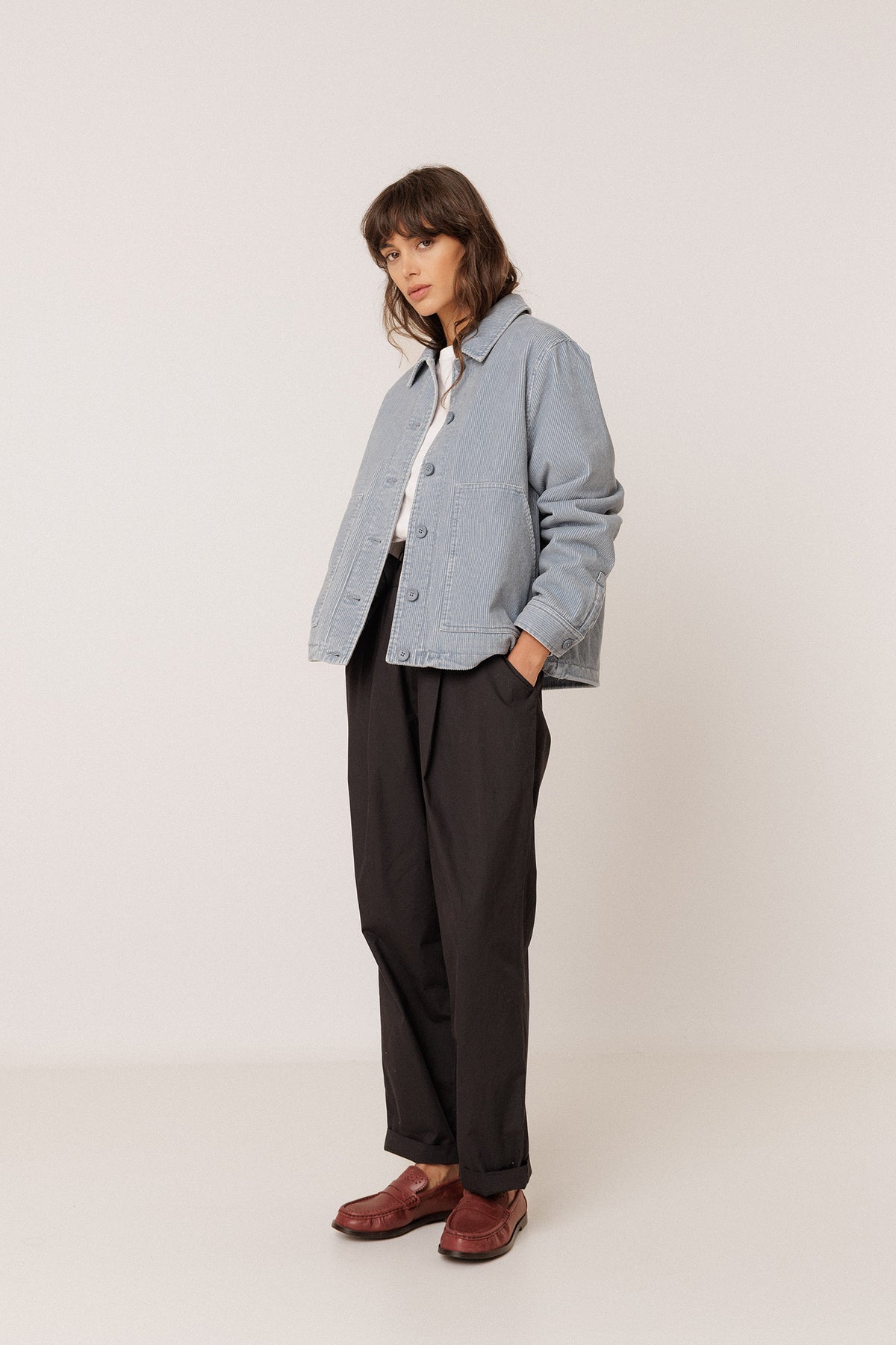 QUILTED CORDUROY JACKET