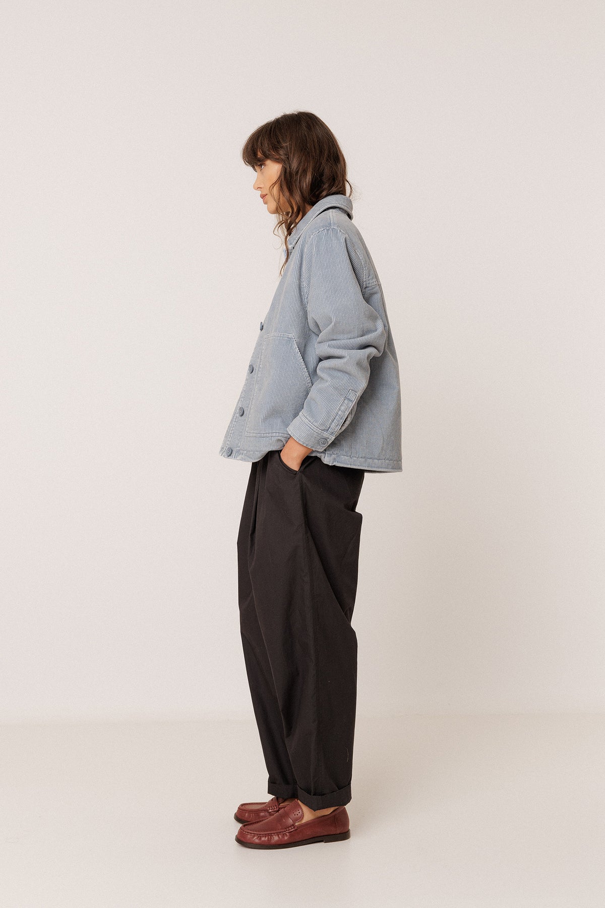 QUILTED CORDUROY JACKET