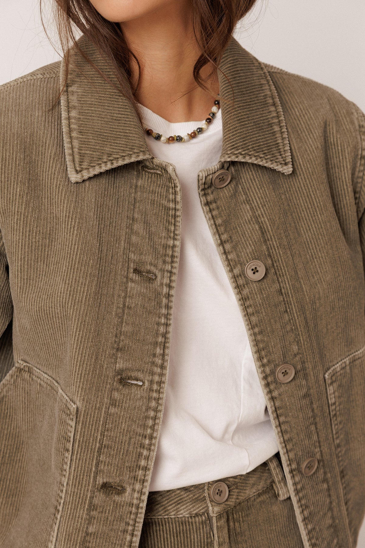 QUILTED CORDUROY JACKET