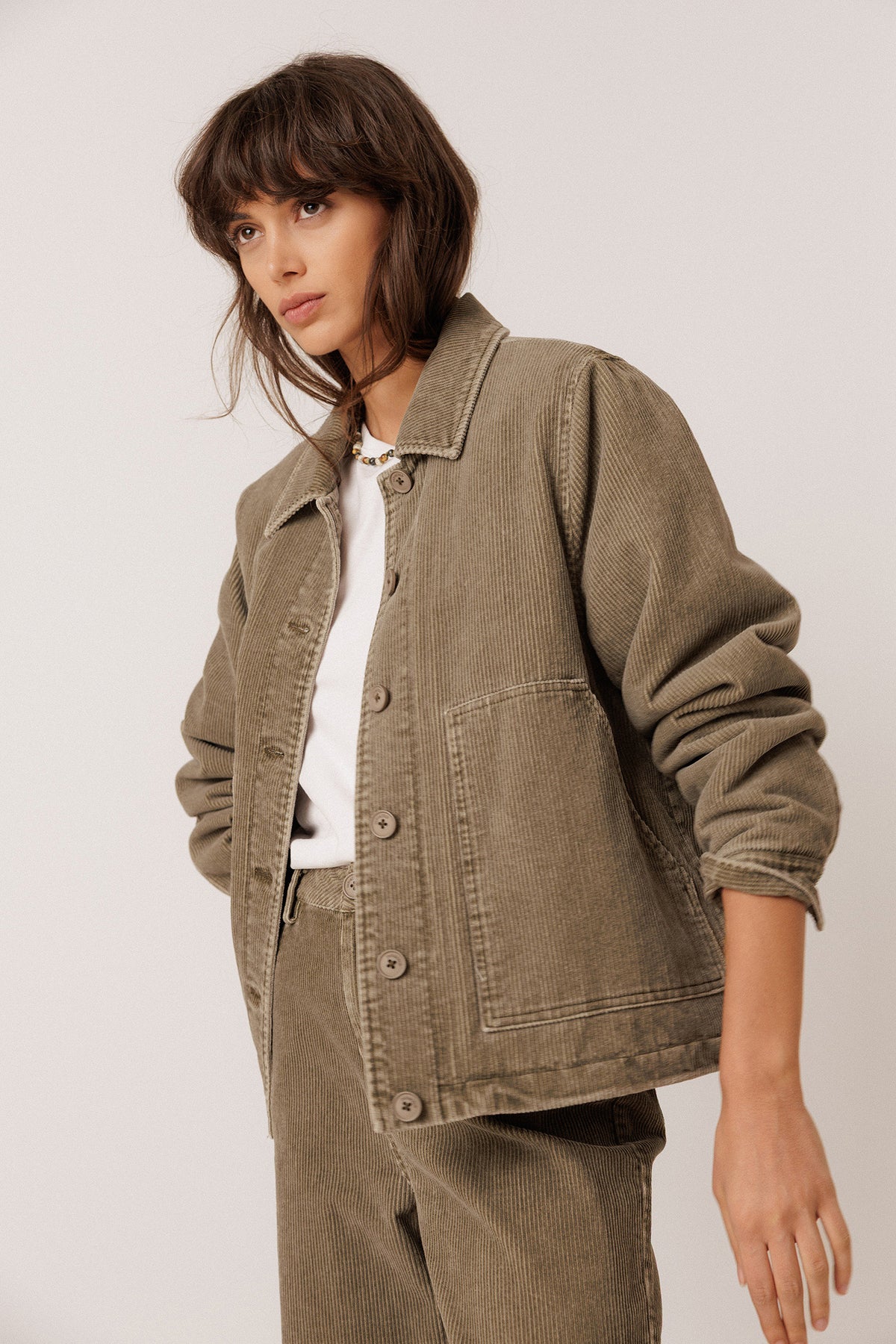 QUILTED CORDUROY JACKET