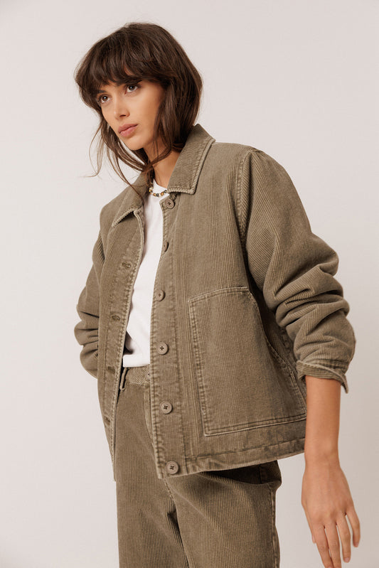 QUILTED CORDUROY JACKET 3