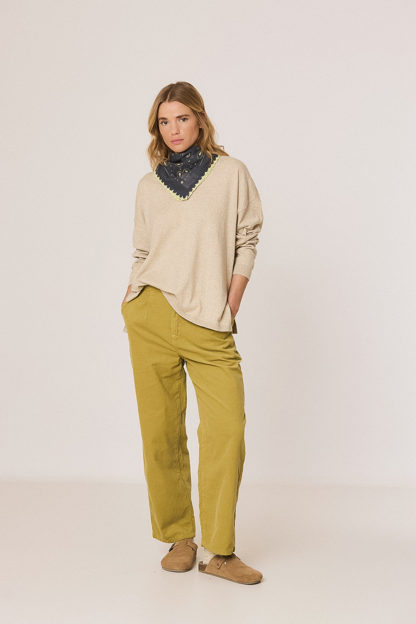 BASIC SWEATER WITH CASHMERE