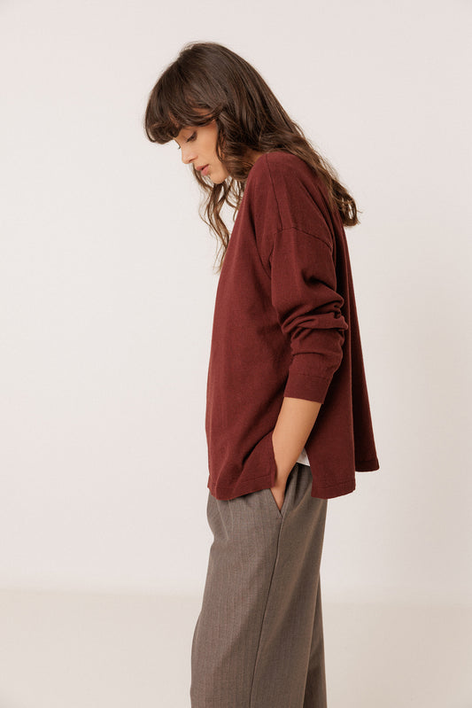 BASIC SWEATER WITH CASHMERE 2