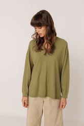 BASIC SWEATER WITH CASHMERE