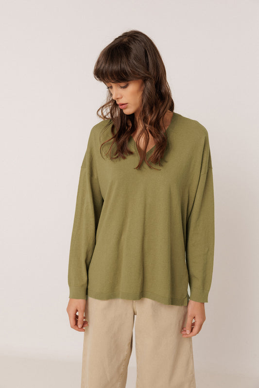 BASIC SWEATER WITH CASHMERE 1