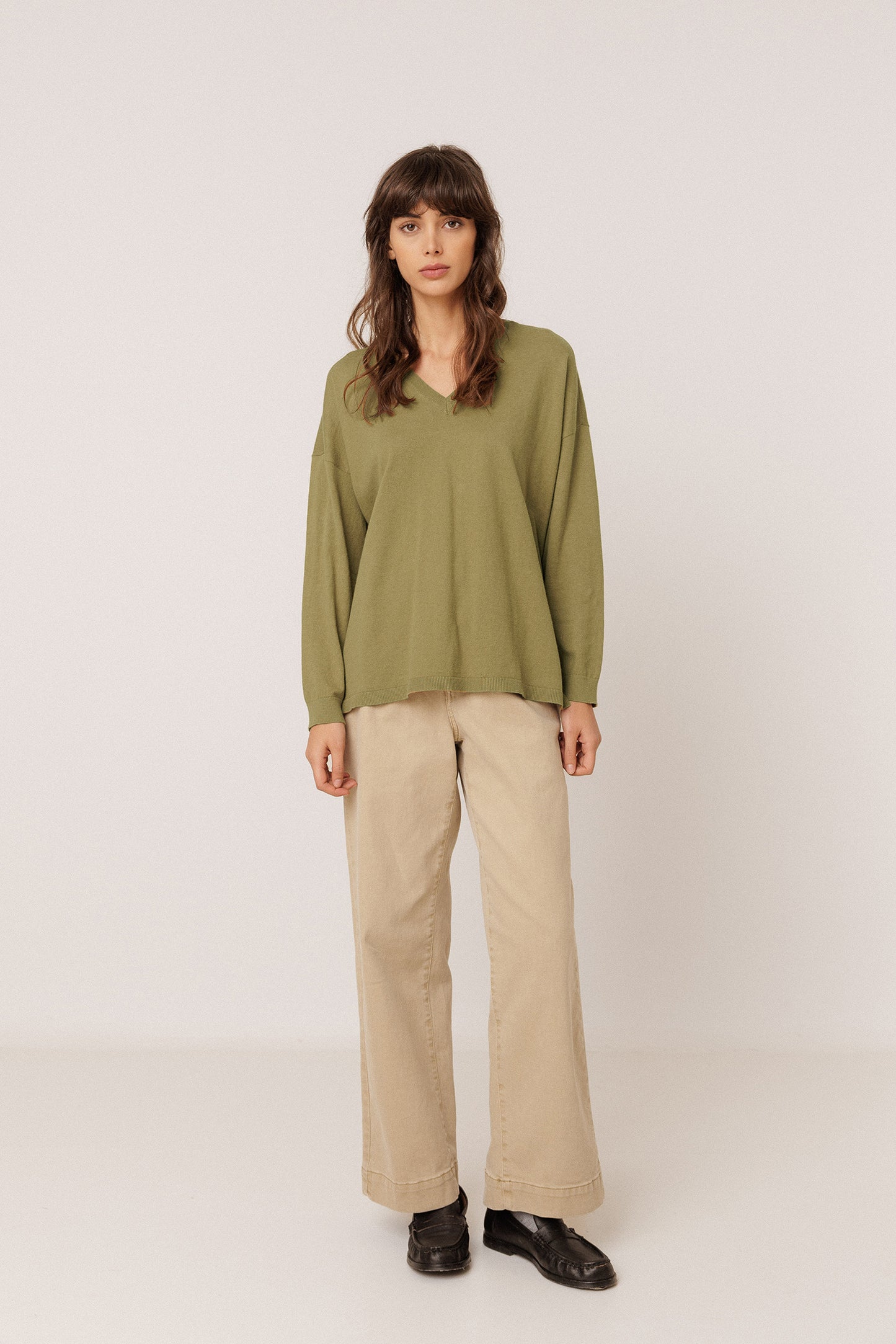 BASIC SWEATER WITH CASHMERE