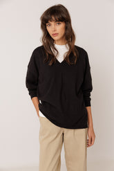 BASIC SWEATER WITH CASHMERE