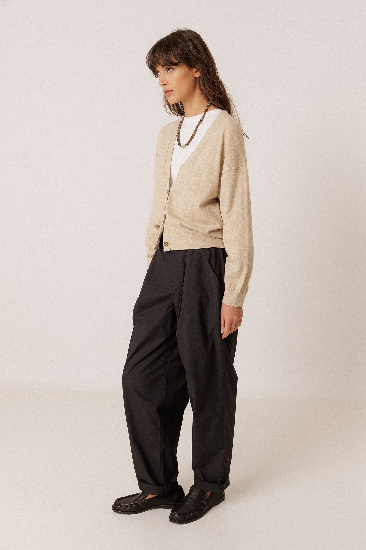 BASIC JACKET WITH CASHMERE