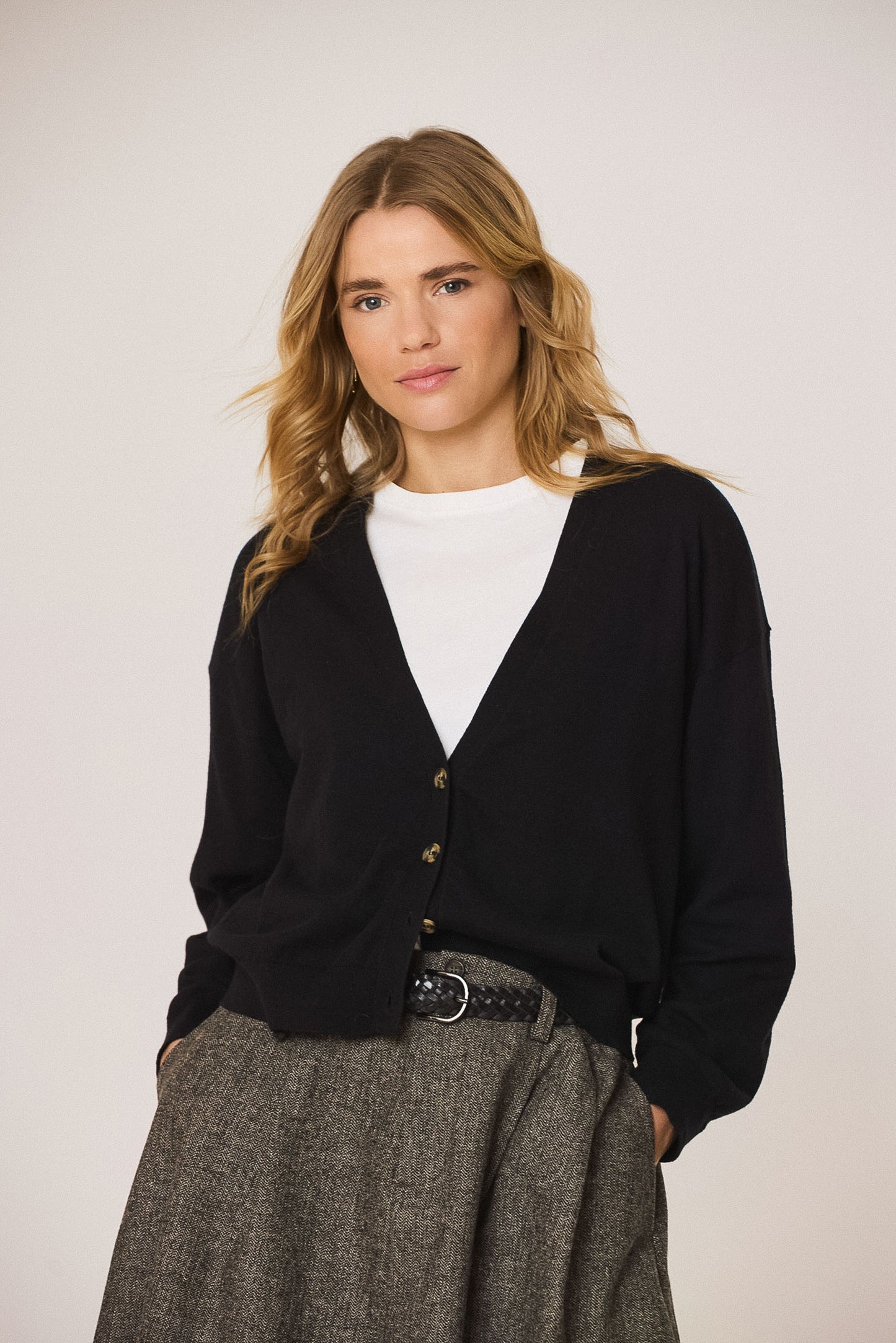 BASIC JACKET WITH CASHMERE