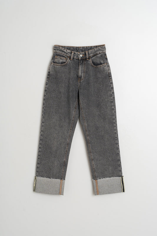 [CL] TURNED DENIM PANTS 6