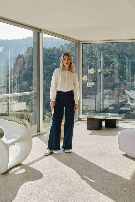 WIDE-LEG DENIM PANTS 1