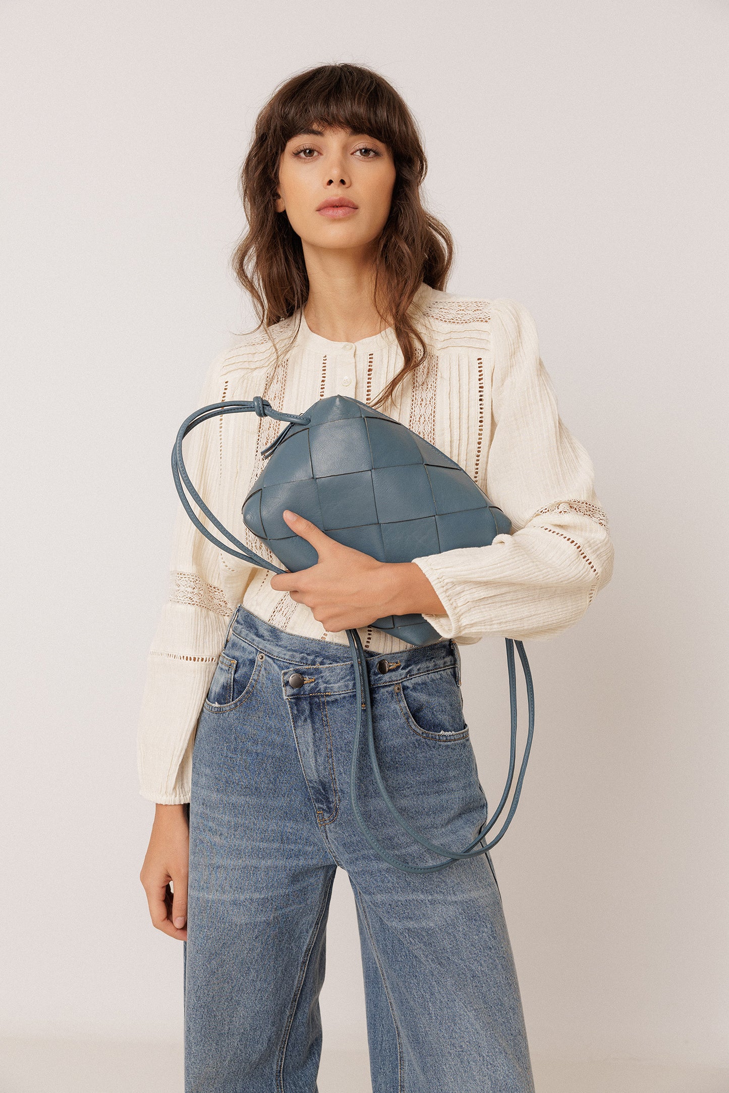 [CL] CROSSBODY BOX LEATHER BAG