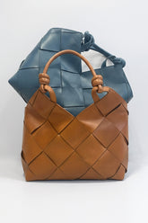 KNOTTED LEATHER BAG