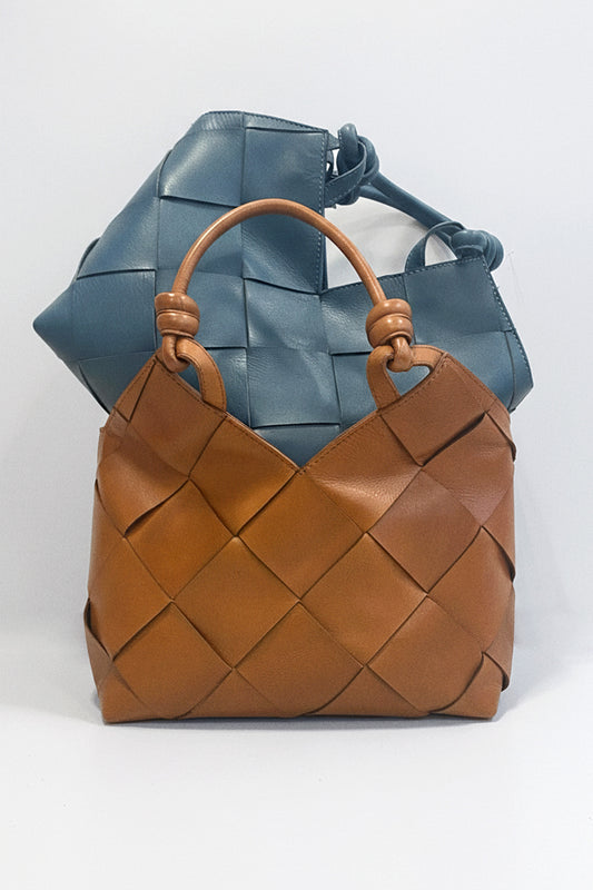 KNOTTED LEATHER BAG 3