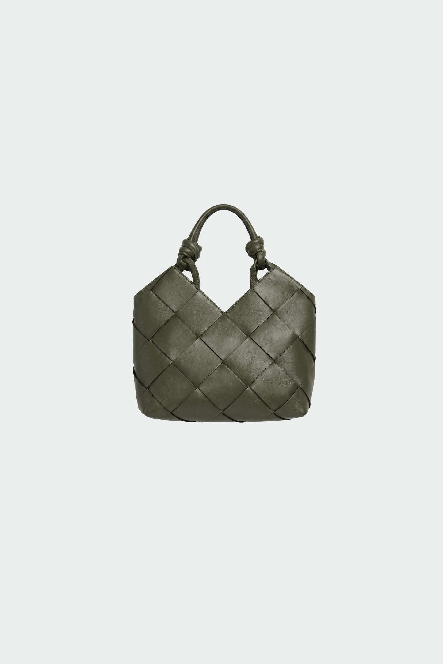 KNOTTED LEATHER BAG
