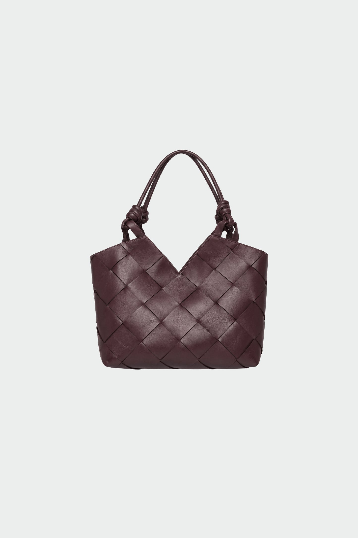 MAXI WOVEN LEATHER BAG