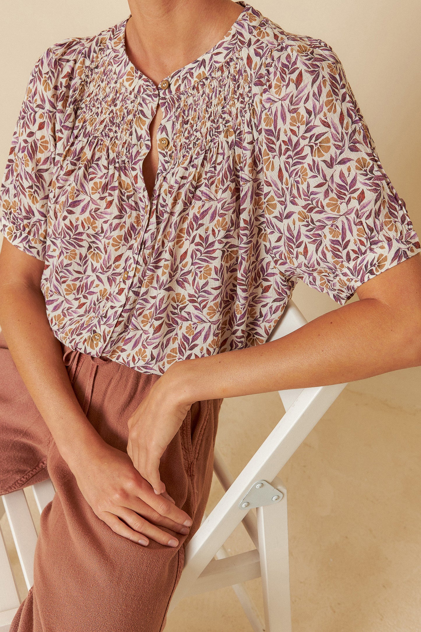 WATERCOLOR FLOWER SHIRT