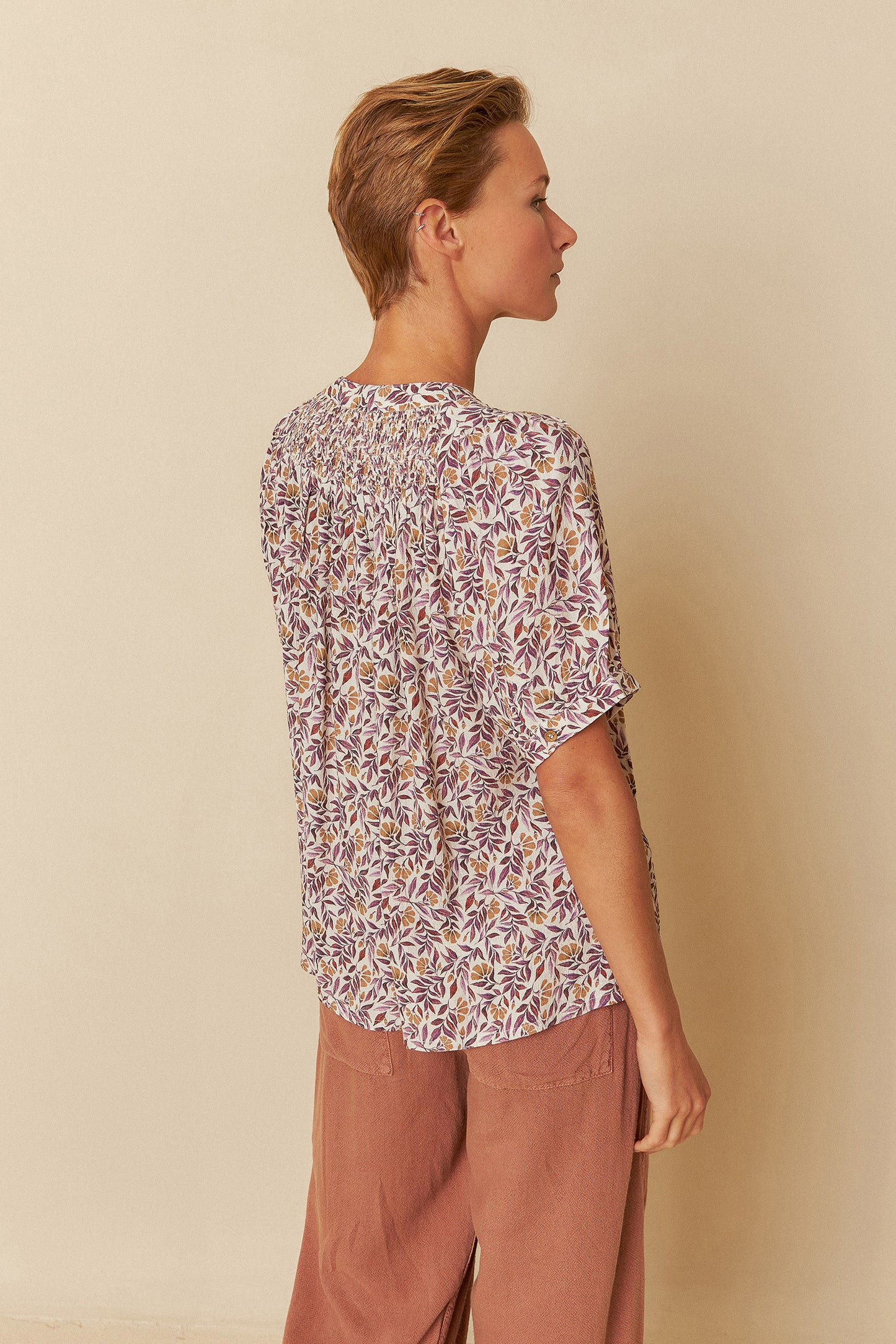 WATERCOLOR FLOWER SHIRT