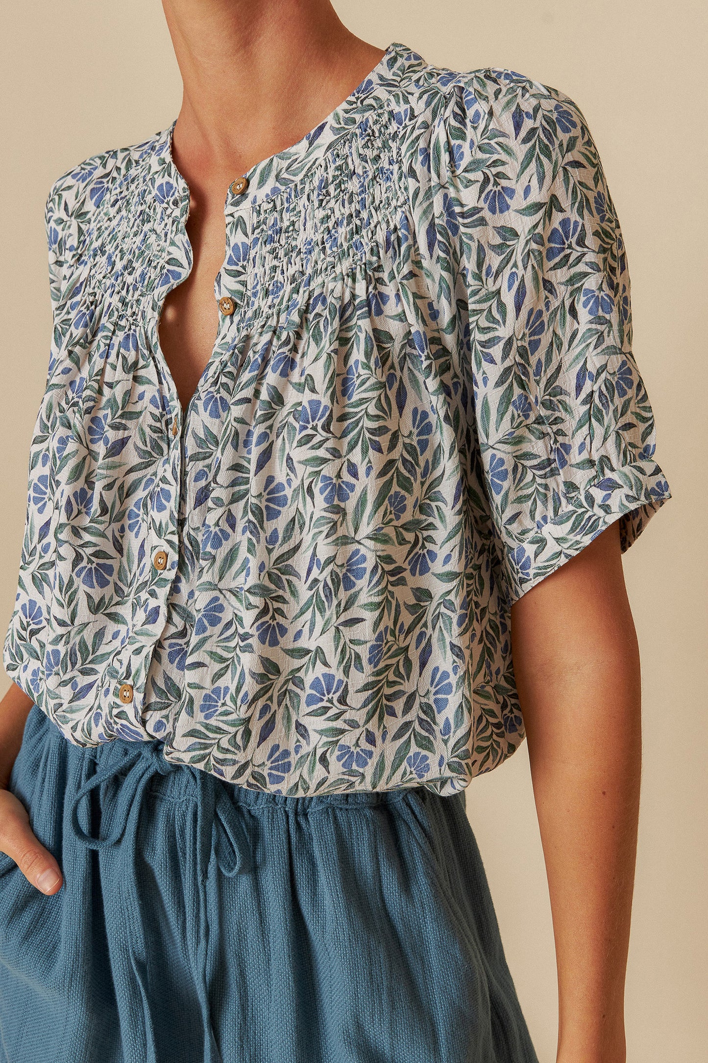 WATERCOLOR FLOWER SHIRT